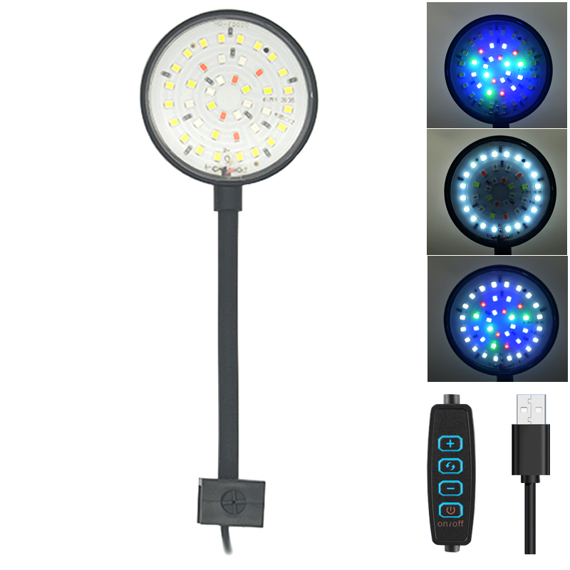 Aquarium Plant Grow Light - USB Aquarium LED Lamp Fish Tank