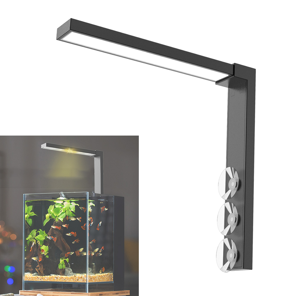 Aquarium Plant Display - ABS Small Fish Bowl LED Light