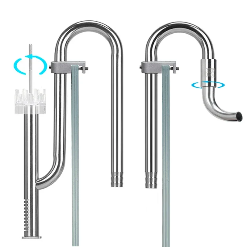 Planted Aquarium Cleaning - Aquarium Filter Inlet and Outlet Oil