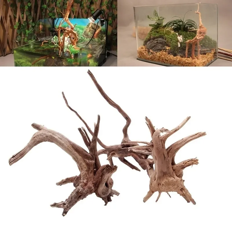Aquarium Planted Soil - Natural Tree Trunk Driftwood Aquarium Fish