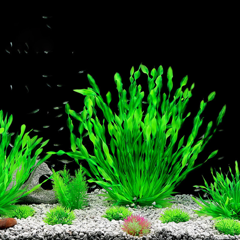 Aquarium Planted Seeds - 13/23/32/36/40cm Aquarium Artificial Plants Green Underwater