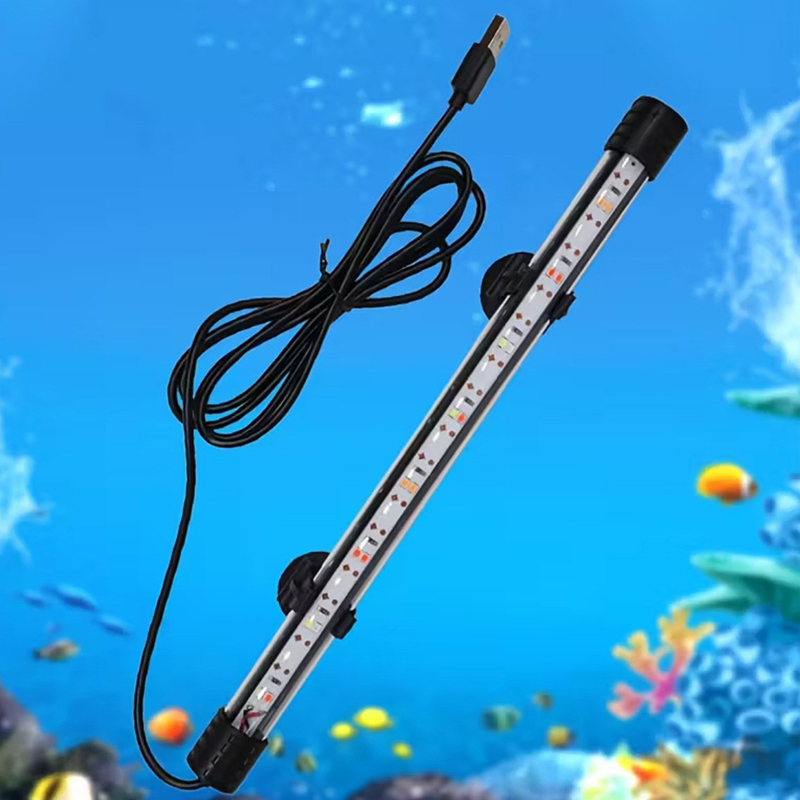 Aquarium Plant Grow Light - 17-47CM USB Plug Aquarium Light LED