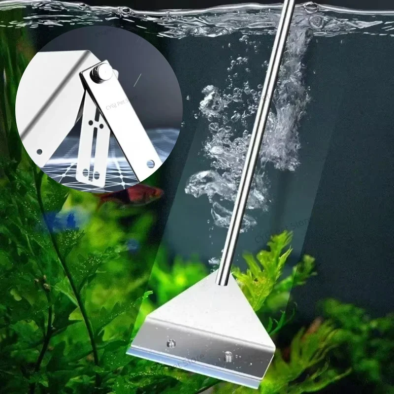 Planted Aquarium Cleaning - Fish Tank Cleaning Tool Flat Sand
