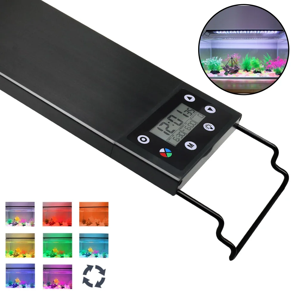 Aquarium Plant Grow Light - IP68 Waterproof Aquarium LED Light, Full