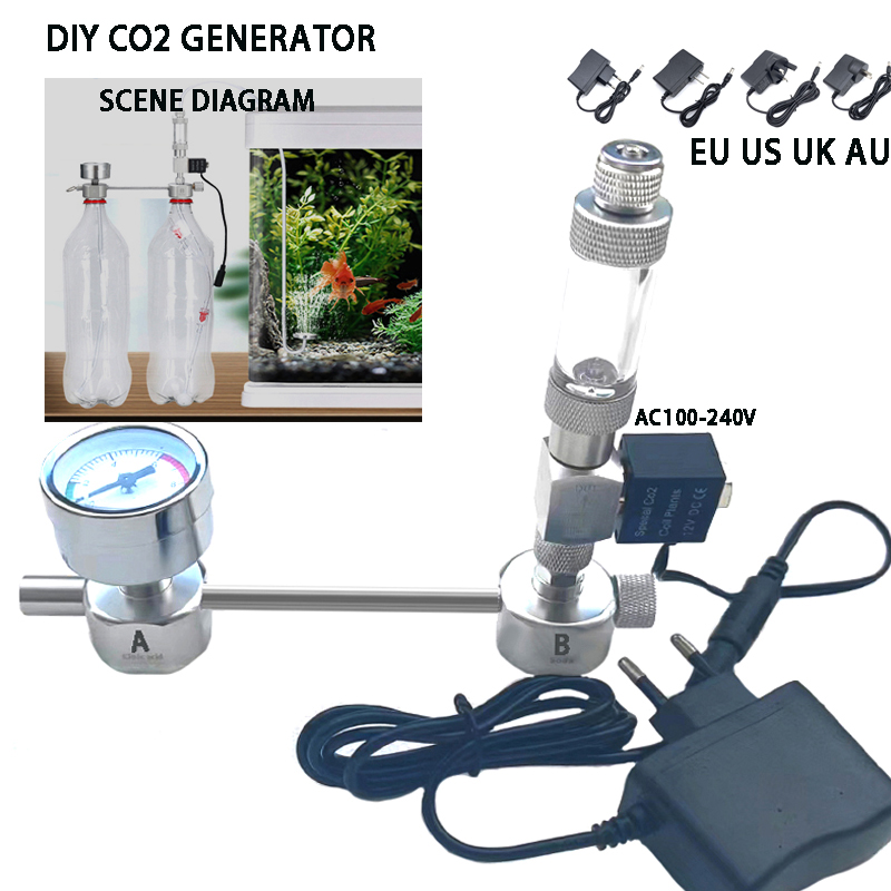 Planted Aquarium Accessories - Aquarium DIY CO2 Generator System Kit