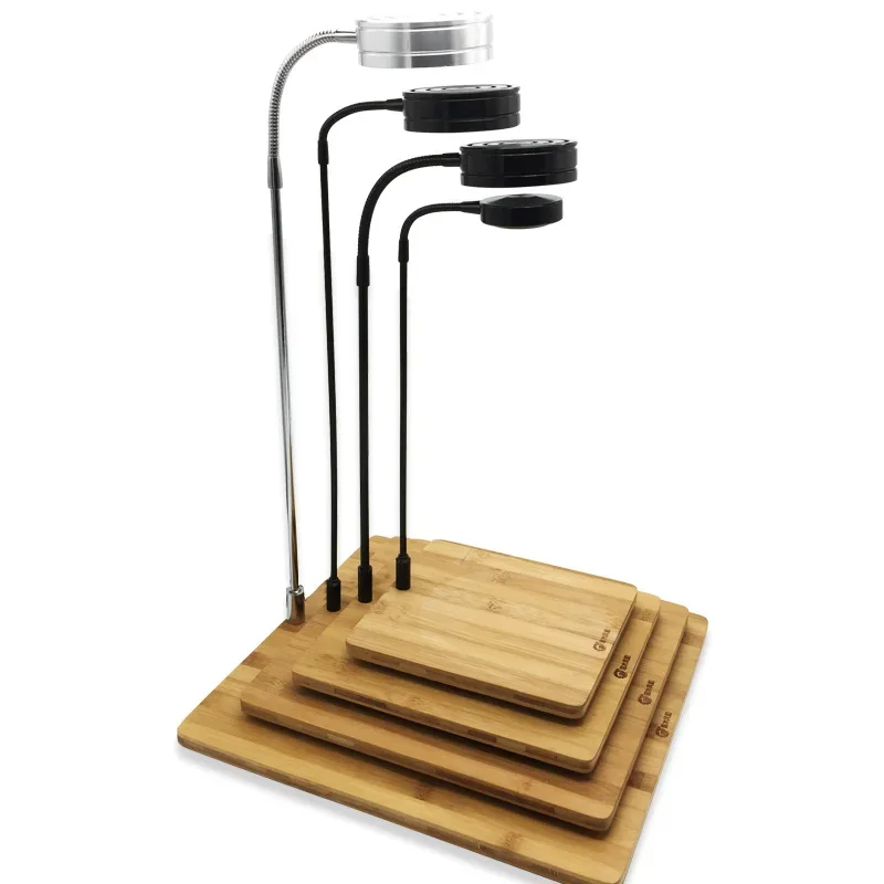 Planted Aquarium Freshwater - Mini LED Aquarium Light With Bamboo