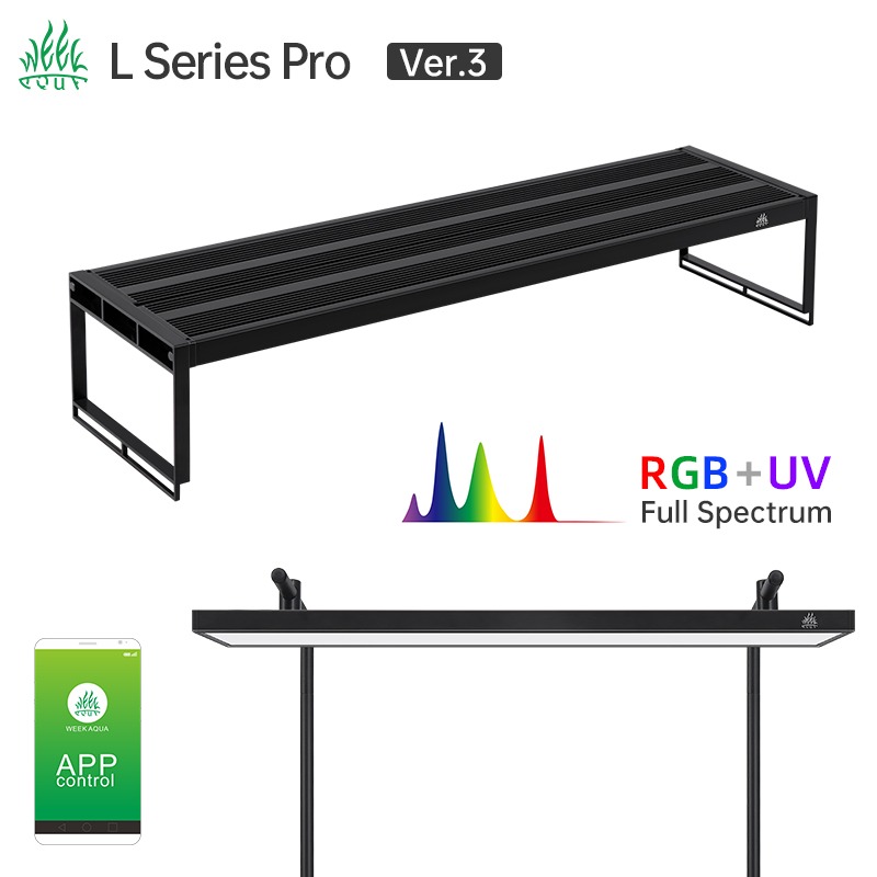 Aquarium Plant Display - WEEK AQUA L Series APP Control