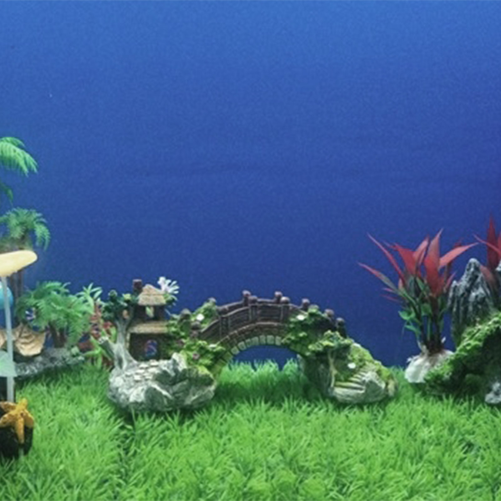 Fish Tank Artificial Bridge Re - đánh giá và giá Aquarium Planted Seeds
