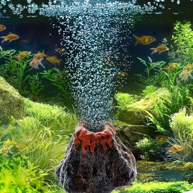 Volcanic Bubble Stone for Aqua - đánh giá và giá Aquarium Planted Seeds