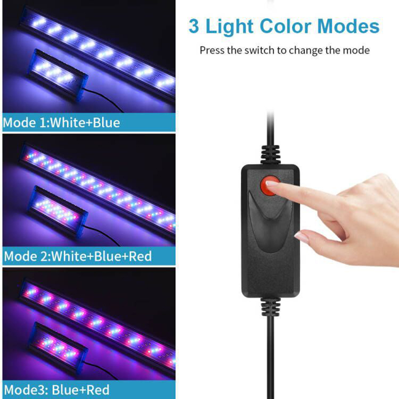 Fish Tank Light 18cm 28cm 38cm - đánh giá và giá Aquarium Plant Grow Light