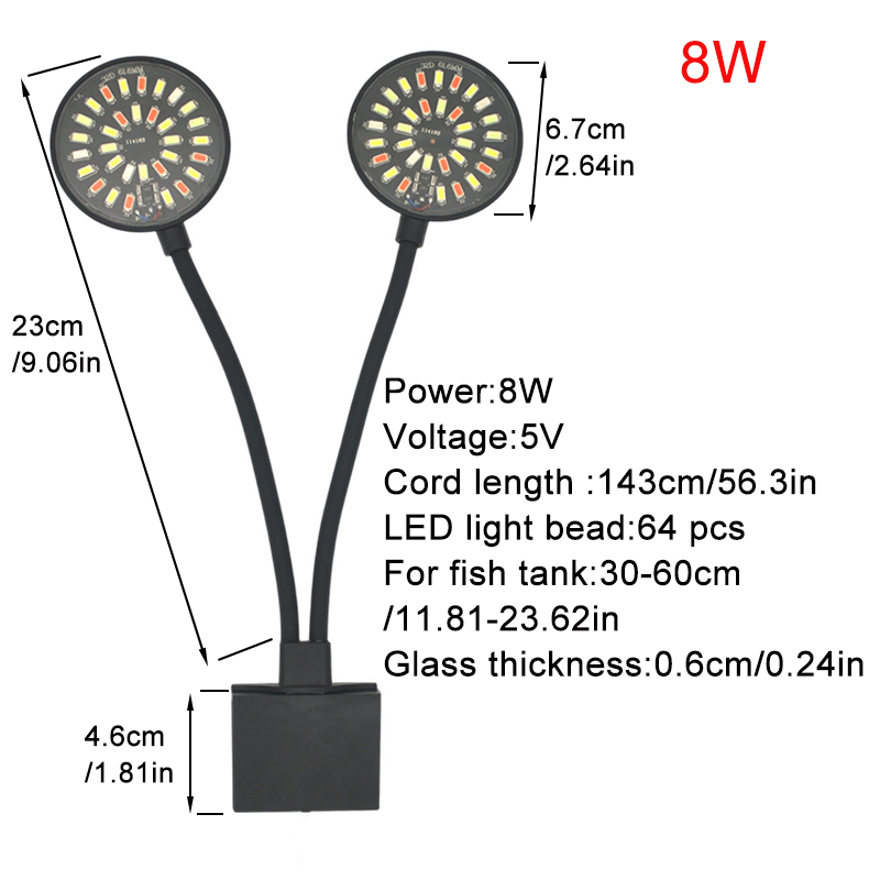 USB Aquarium LED Light Fish Ta - đánh giá và giá Aquarium Plant Grow Light