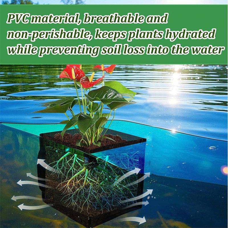 4 Pcs Black Mesh Pond Planting - đánh giá và giá Aquarium Plants