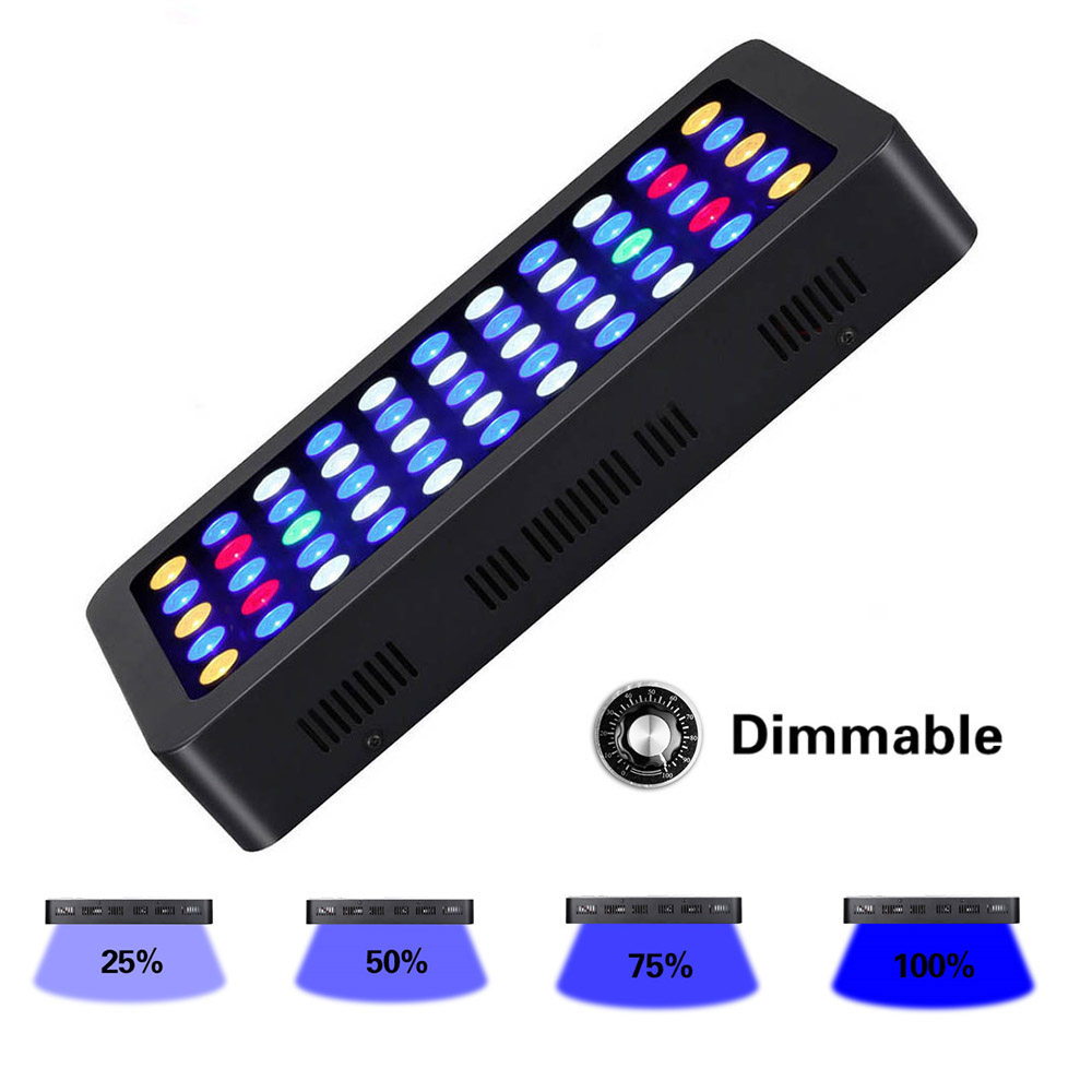 165W LED Aquariums Light Dimma - đánh giá và giá Planted Aquarium Freshwater