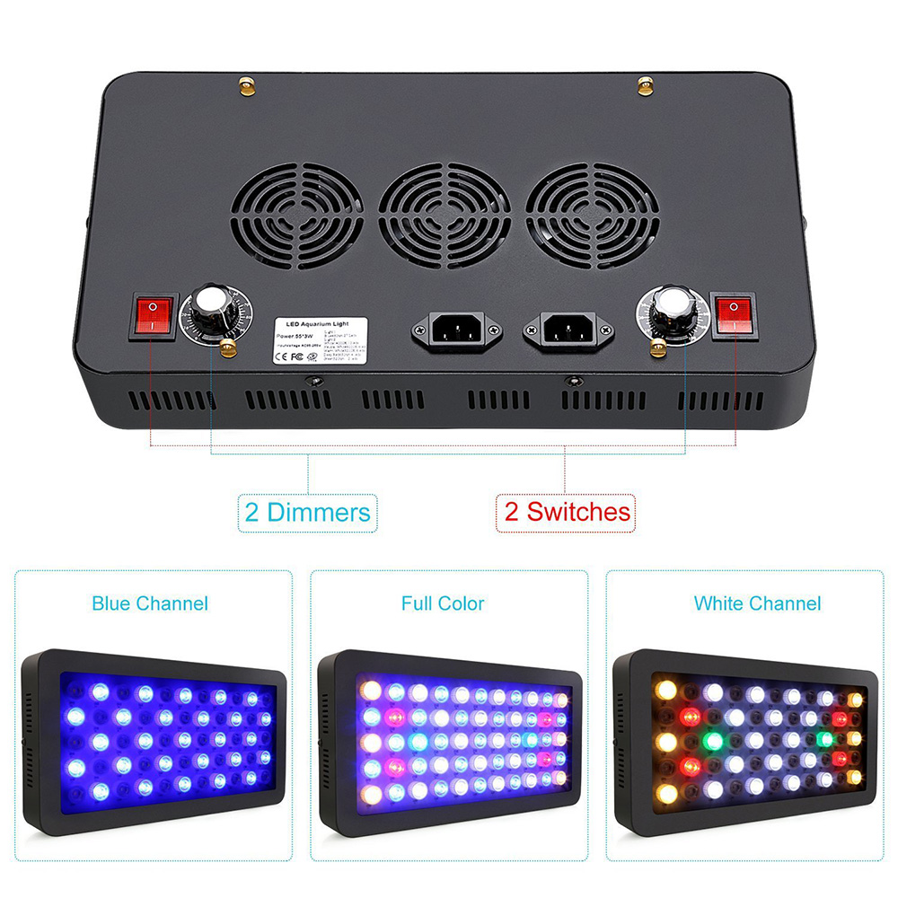165W LED Aquariums Light Dimma - đánh giá và giá Planted Aquarium Freshwater