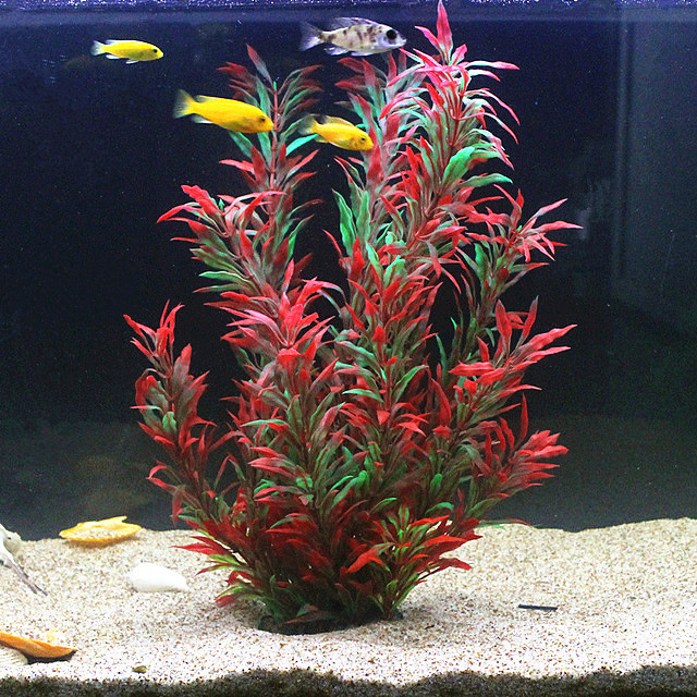 50CM Nhân Tạo Cá Thực Vật Quý  - đánh giá và giá Aquarium Plant Display