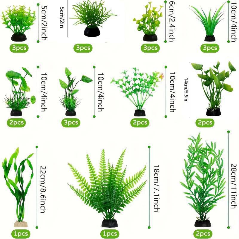 Aquarium Decor Set Artificial  - đánh giá và giá Aquarium Plant Display